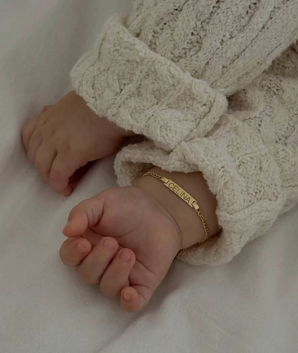 Personalized Name Baby Bracelet