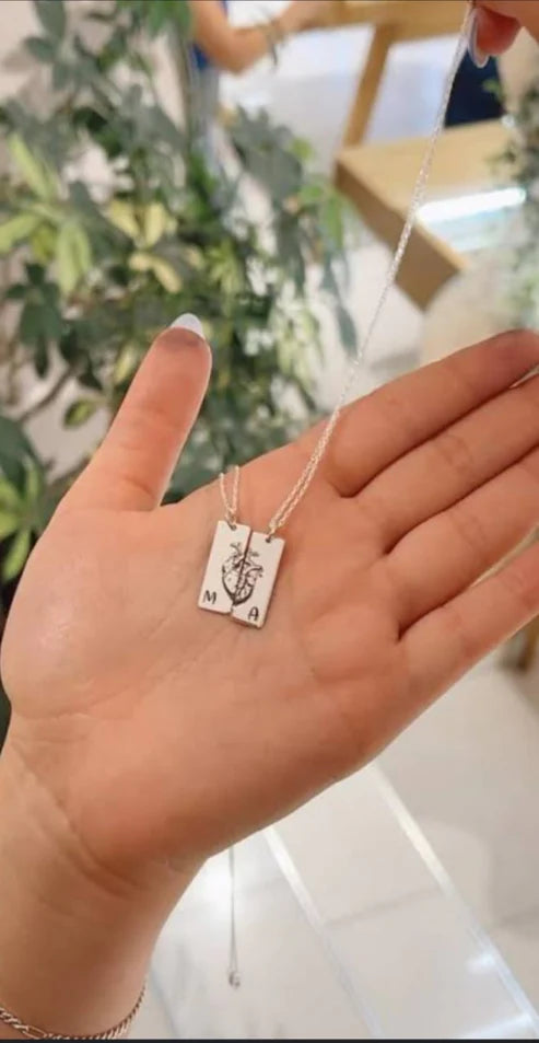 Couple Heart Necklace