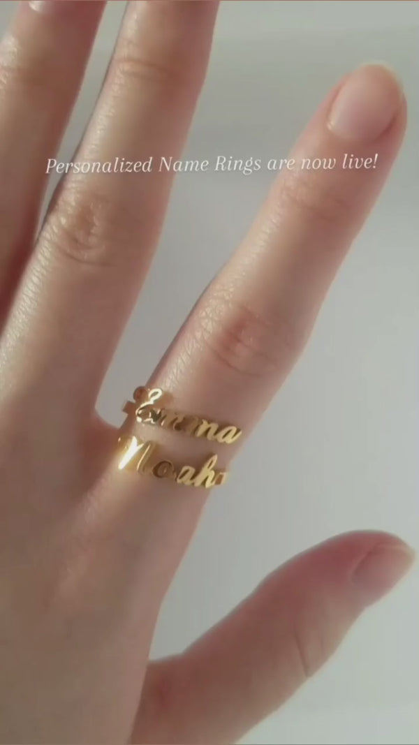 Customize Name Ring